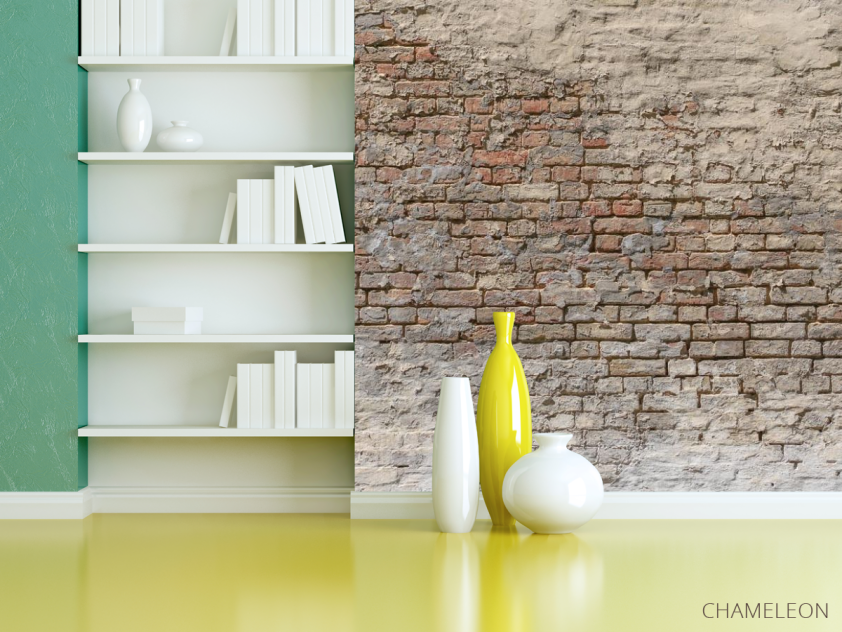 Фотошпалери Світло-рудий цегла - 3