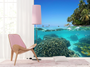 Фотошпалери Море, корали і пальми - 4