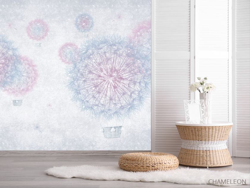 Фотошпалери Кульбаби фіолетові - 2