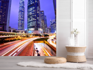Фотошпалери Ніч, яскраві дороги - 2