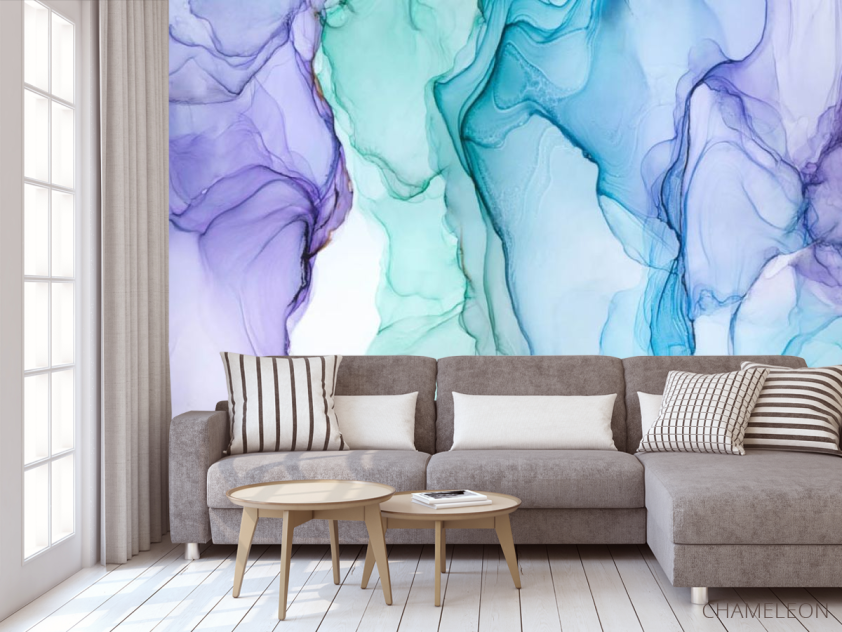 Фотообои Яркий fluid art - 3