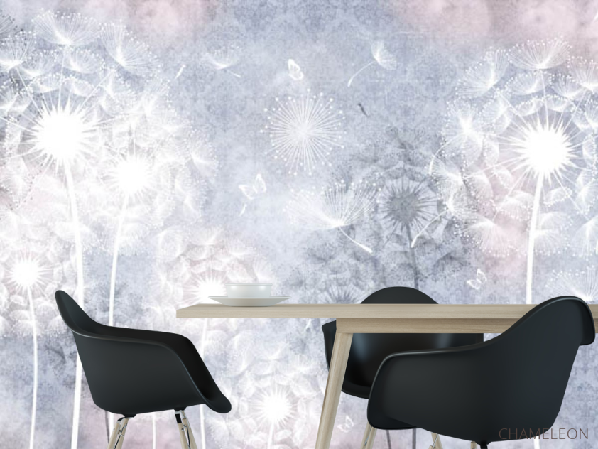 Фотошпалери векторні кульбаби - 1