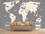 Фотообои Карта в детскую - 1