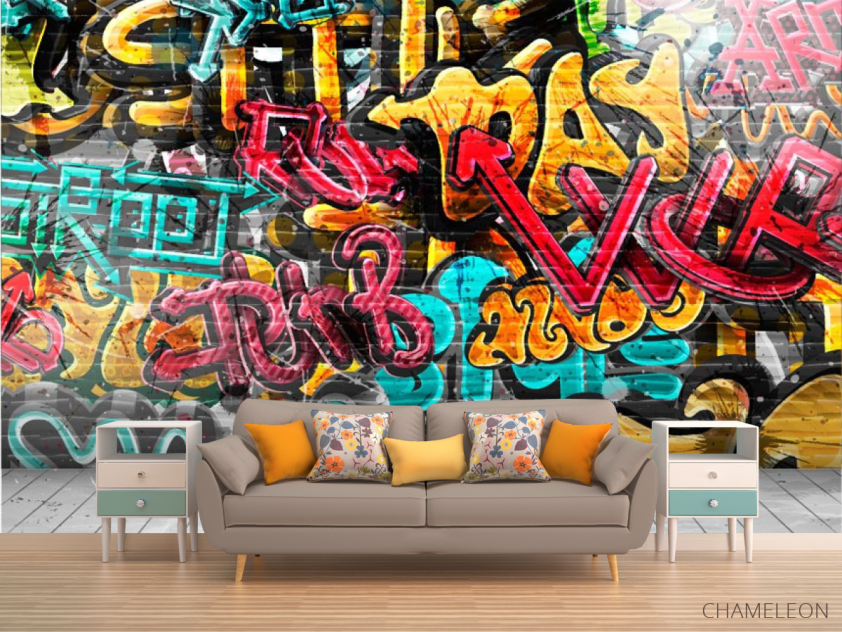 Фотообои графити - 1