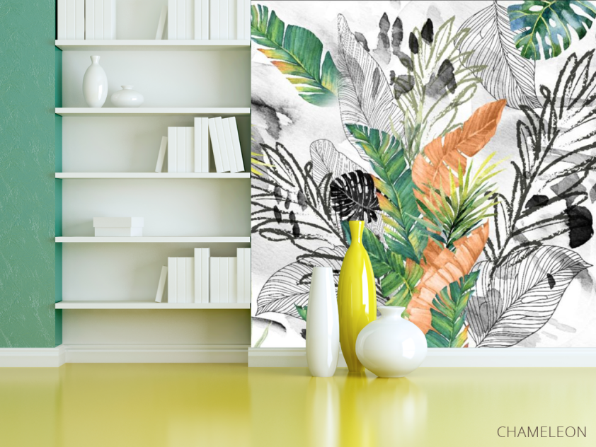 Фотошпалери листя тропічні - 3