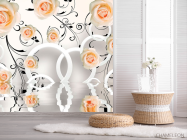 Фотошпалери 3д троянди - 2