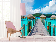 Фотошпалери Місток до хатам - 4