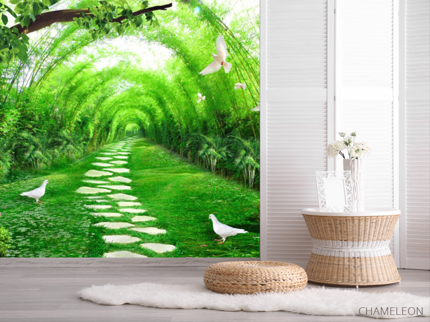 Фотошпалери лісова стежка - 2