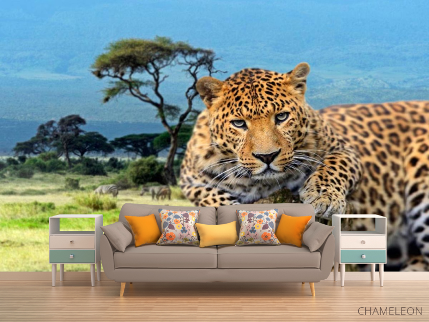 Фотообои Гепард перед прыжком - 1