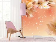 Фотошпалери 3D чарівні квіти - 4