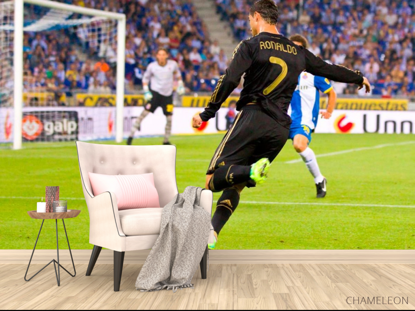 Фотообои Роналдо атакует ворота - 4