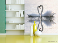 Фотообои Два лебедя - 3