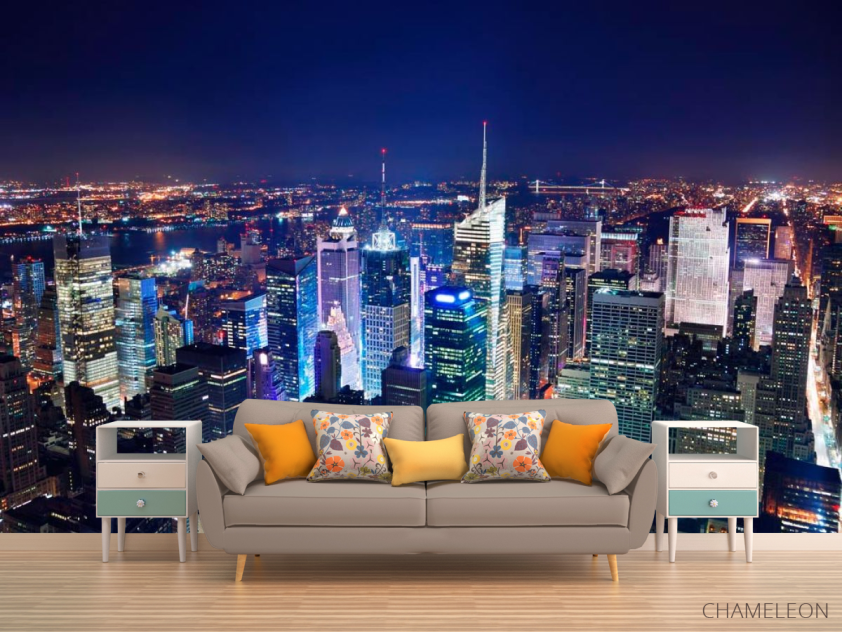 Фотообои Ночь город - 1