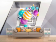 Фотообои Разноцветные шары 3д - 1