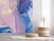 Фотошпалери Фіолетовий Fluid art - 2