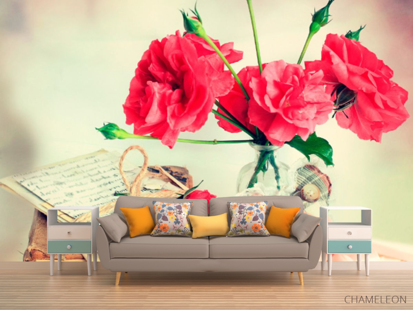 Фотообои в кухню Цветы - 1