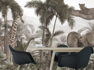 Фотошпалери тропіки з тваринами - 1