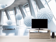 Фотообои Сферы 3д в комнате - 2