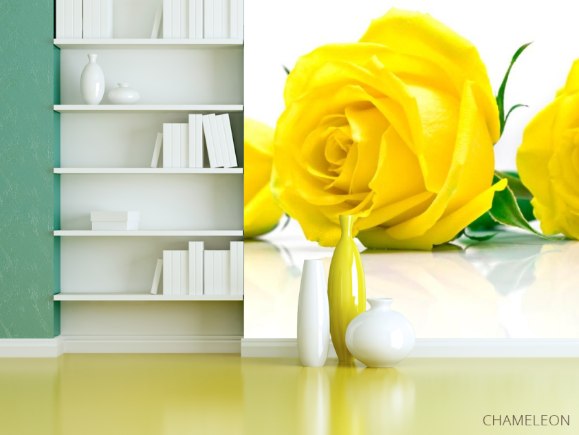 Фотошпалери Троянди жовті - 3