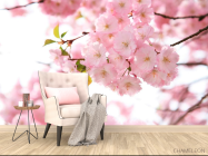 Фотообои Дерево в розовом цвету - 4