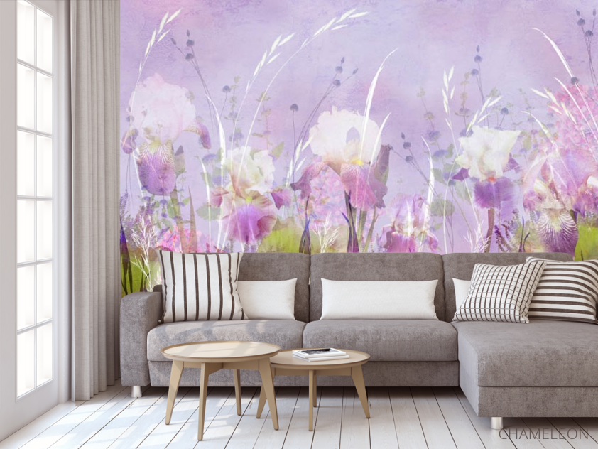 Фотообои полевые цветы - 3