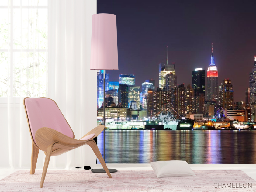Фотошпалери New York, ніч, вода - 4