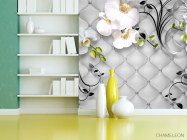 Фотошпалери 3D квіти - 3