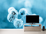 Фотообои Цветы в инее - 2