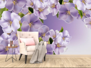 Фотообои Фиолетовые цветы - 4