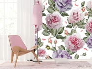 Фотошпалери Патерн з троянд - 4