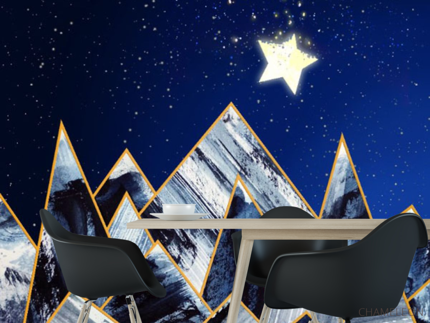 Фотошпалери 3D гори - 1