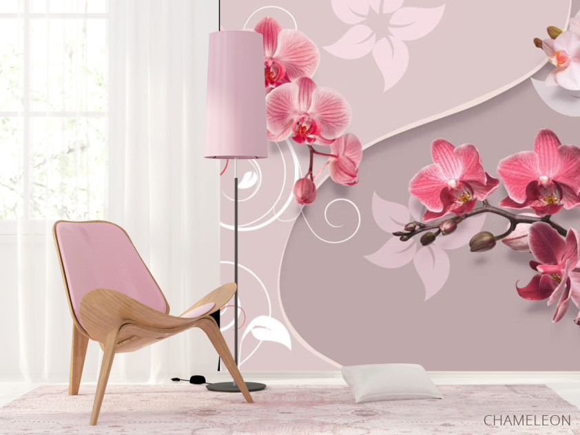 Фотошпалери Орхідеї 3д - 4