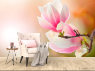 Фотообои На дереве распустились цветы - 4