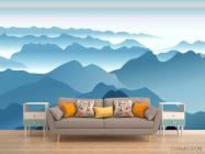 Фотообои синие горы - 1