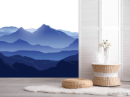 Фотошпалери сині гори - 2