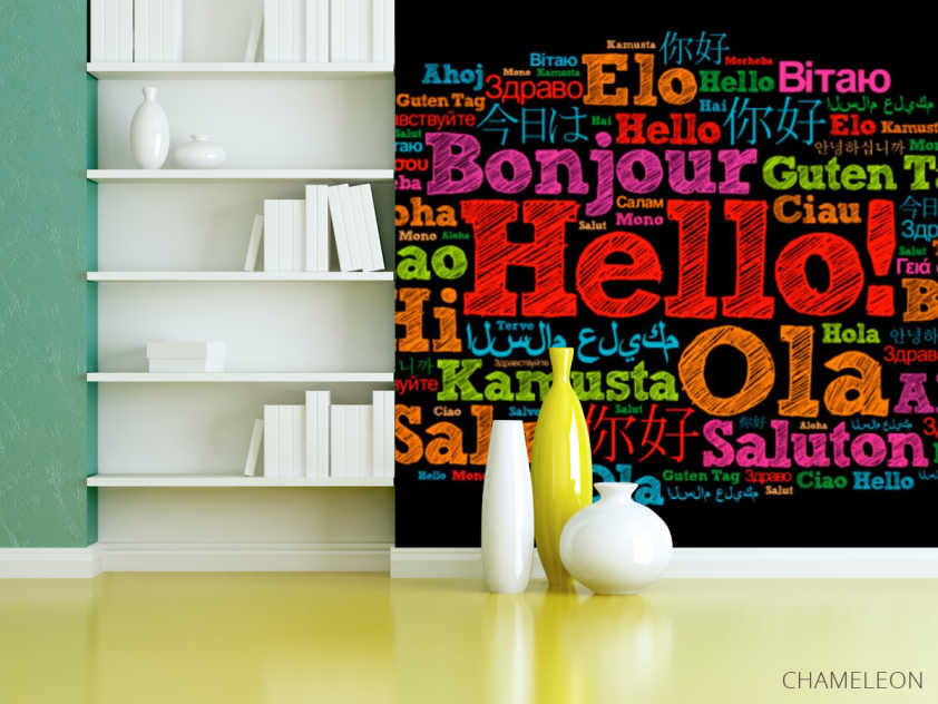 Фотошпалери Приветсвие на різних мовах - 3