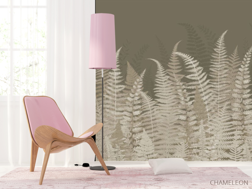 Фотошпалери листя папороті хакі - 4