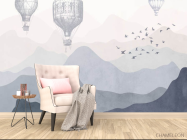 Фотообои Воздушные шары в скандинавском стиле - 4