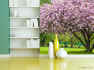 Фотошпалери дерево в кольорі - 3