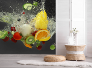Фотошпалери фрукти у воді - 2