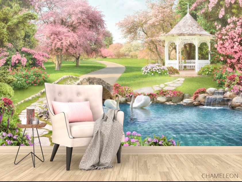 Фотообои в кухню Озеро - 4