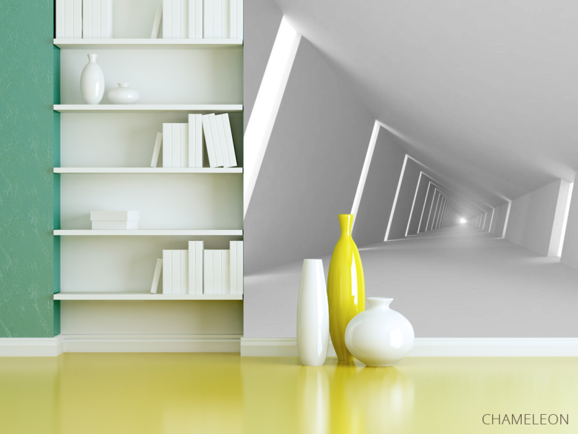 Фотошпалери 3д тунель - 3