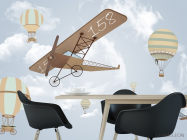 Фотошпалери повітряні кулі і літаки - 1