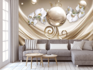 Фотообои Орхидеи и шар - 3