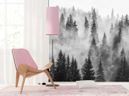 Фотошпалери туманні ялини - 4