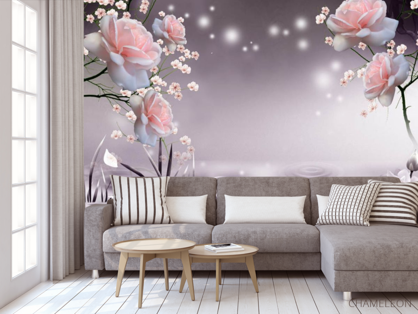 Фотообои 3d розы - 3