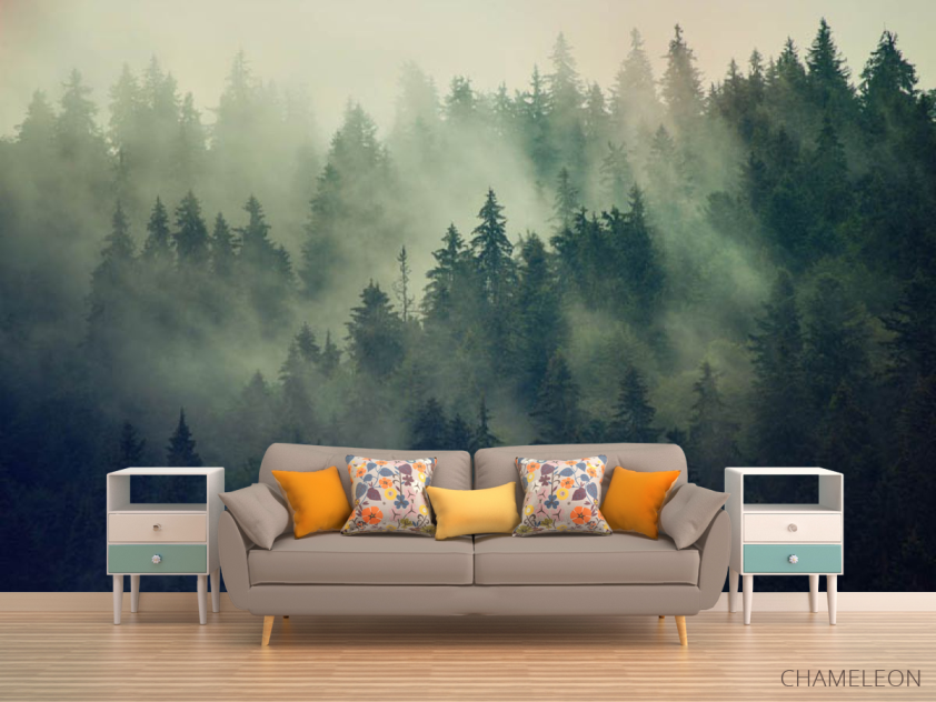 Фотообои Туманные сосны - 1