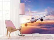 Фотошпалери літак і захід - 4