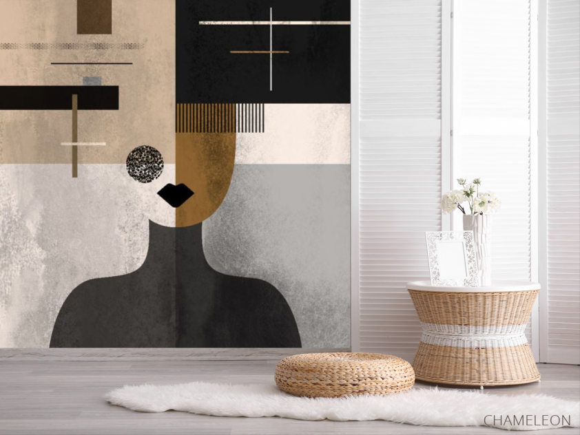 Фотошпалери абстрактна жінка - 2