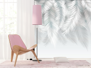 Фотошпалери світлі листя на стіну - 4